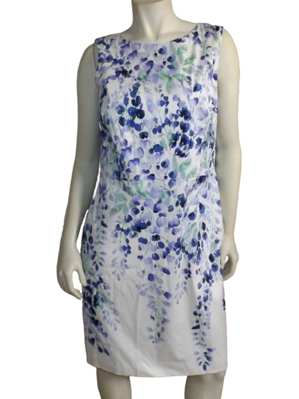 new RSVP BY TALBOTS Dress, 14P, Spring Watercolor Floral, Sleeveless, Zipper